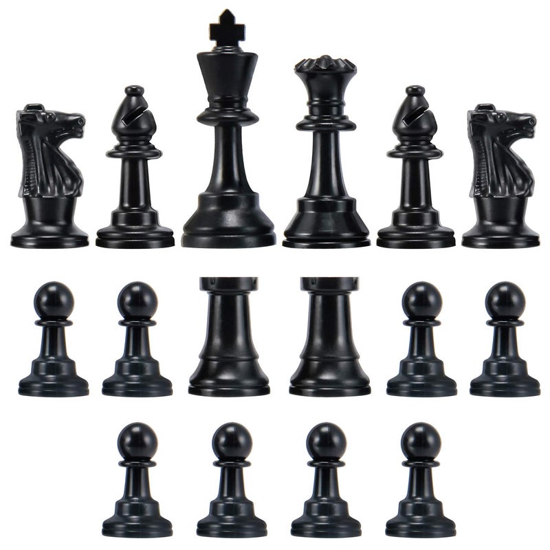 AMEROUS Chess Pieces, Chessmen with 3.75â€ King Height, Figure Figurine Chess Pawns for Chess Board Game - Pieces Only - Image 3